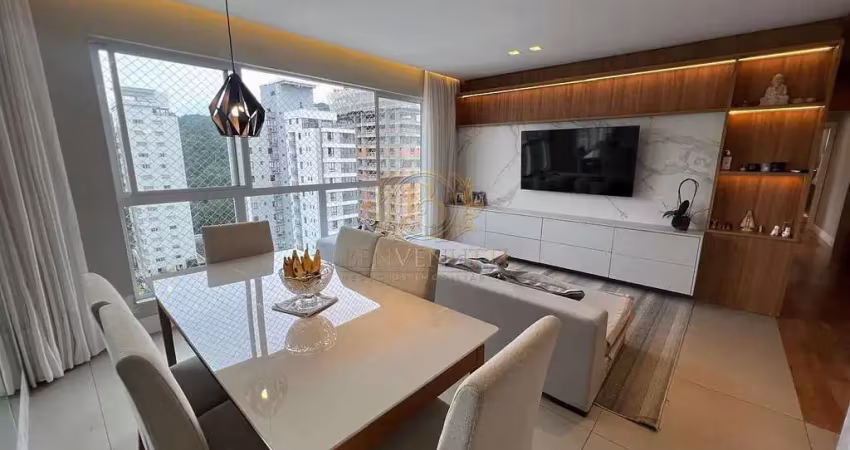 Vista mar finamente mobiliado 115m² 3 suítes 2 vagas na barra norte em balneário camboriú -  sc