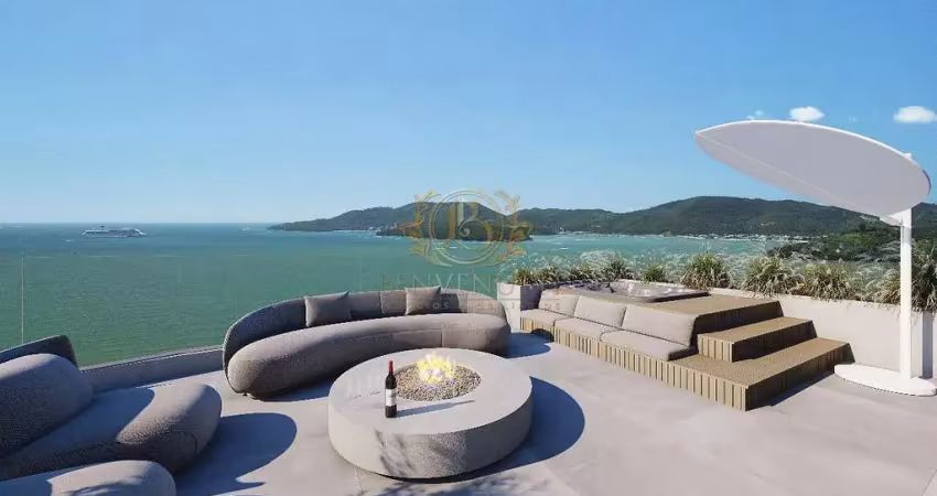 Vista mar 300m² privativos 4 suítes 6 vagas em perequê  porto belo - sc