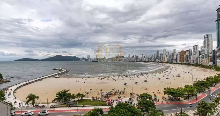 Pacote minimo 10 dias quadra mar vista permanente 115m² 3 dormitórios sendo 1 suíte  1 vaga privativa perto da roda gigante em balneário camboriú - sc