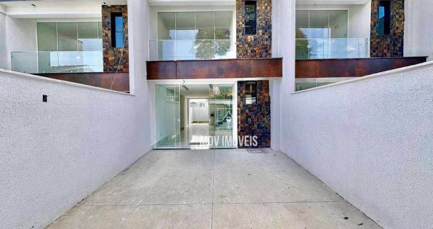 Casa Moderna e Imponente c/ 3 quartos à venda, 110m² construídos, 2 Vagas de garagem, bairro Santa Branca / Pampulha – Belo Horizonte