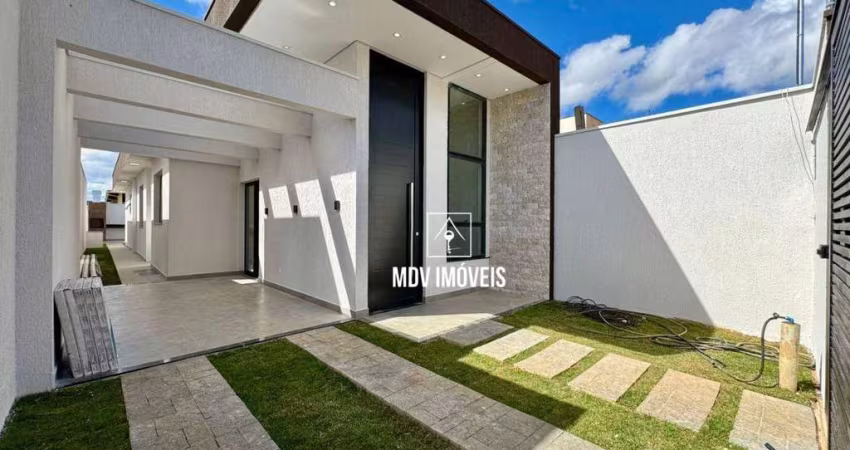 Casa 3 Quartos c/ suíte e belíssimo espaço gourmet, 100m² de área construída, bairro Portal do Sol – Lagoa Santa