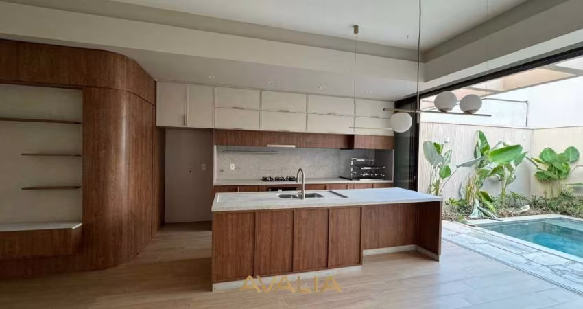 Casa Térrea com Design Minimalista e Sofisticado no Condomínio Viena