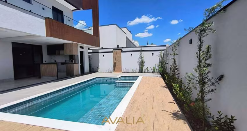 Casa em condomínio à venda, 4 quartos, 3 suítes, 4 vagas, Jardim Residencial Alto de Itaici - Indaiatuba/SP