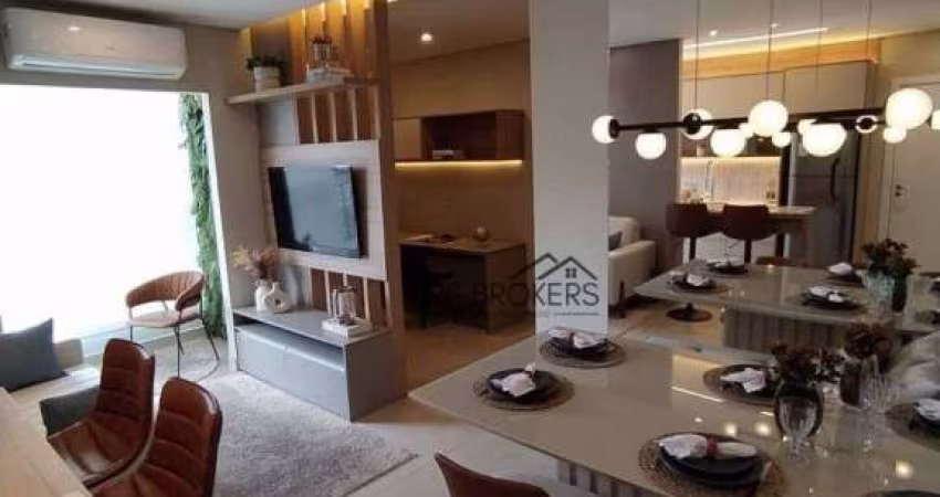 Apartamento com 3 dormitórios à venda, 58 m² por R$ 477.524,00 - Vila Flórida - Guarulhos/SP