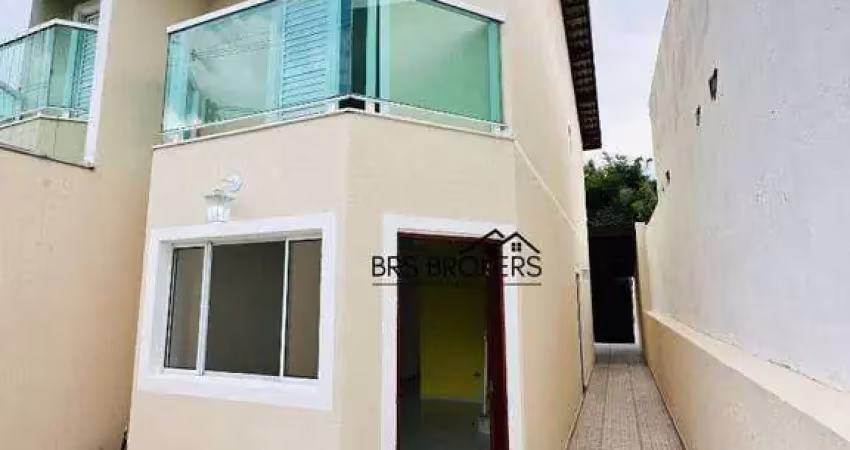 Sobrado com 2 dormitórios à venda, 75 m² por r$ 450.000,00 - jardim coqueiro - itaquaquecetuba/sp