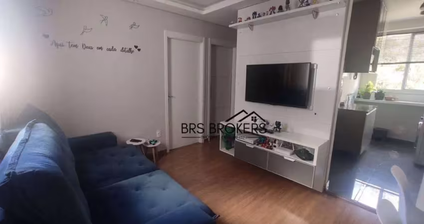 Apartamento com 2 dormitórios à venda, 44 m² por r$ 248.000 - jardim são domingos - guarulhos/sp