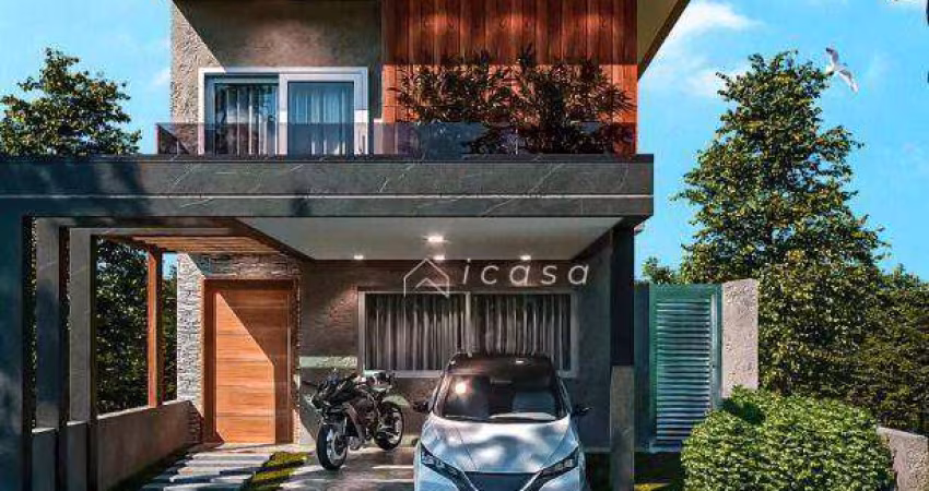 Sobrado com 3 dormitórios à venda, 155 m² por R$ 745.000,00 - Condomínio Recanto Tropical - Taubaté/SP