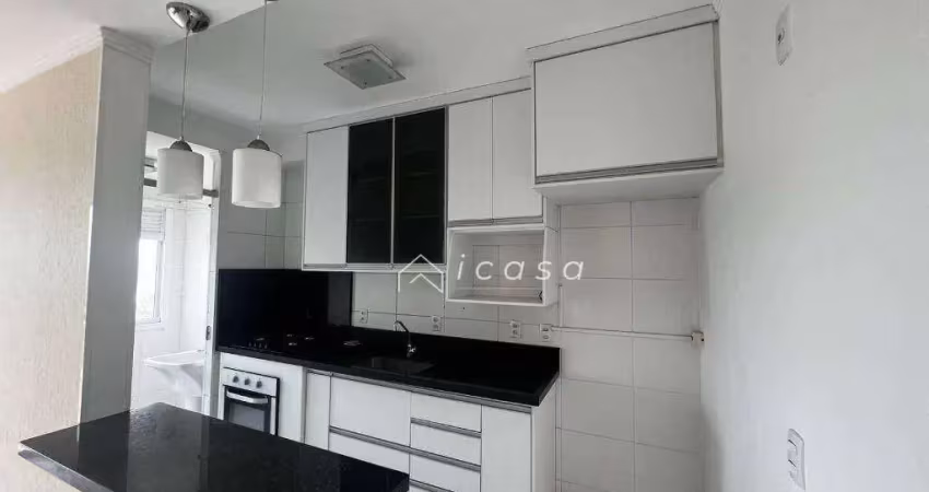 Apartamento com 2 dormitórios à venda, 57 m² por R$ 270.000,00 - Residencial Cores das Indias - Caçapava/SP