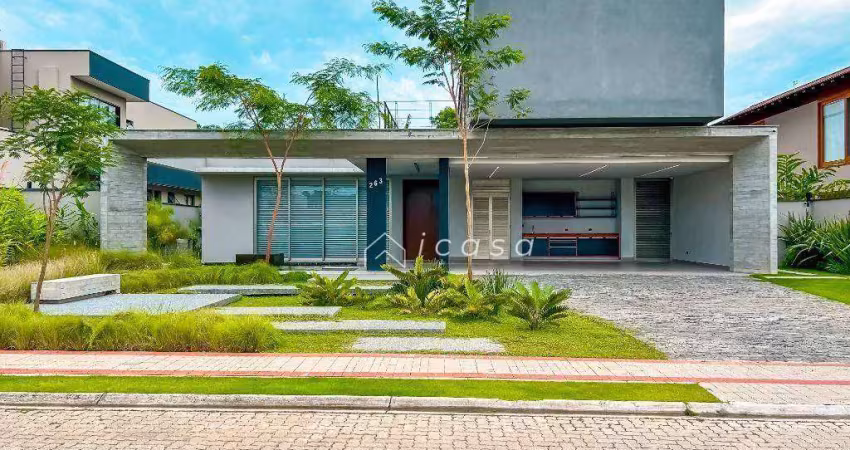 Sobrado com 4 dormitórios à venda, 616 m² por r$ 18.500.000,00 - condomínio chácara serimbura - são josé dos campos/sp