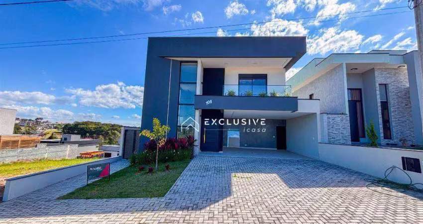 Sobrado com 3 dormitórios à venda, 240 m² por r$ 1.500.000,00 - condomínio santa mônica - caçapava/sp