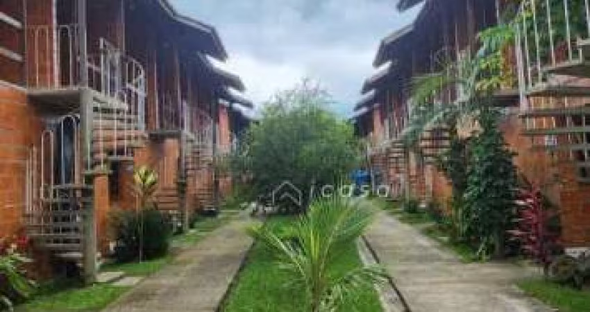Village com 2 dormitórios à venda, 56 m² por R$ 371.000,00 - Praia do Sapê - Ubatuba/SP
