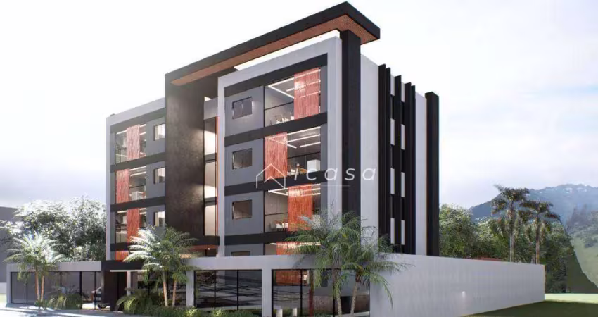 Apartamento com 2 dormitórios à venda, 66 m² por r$ 571.202,77 - indaiá - caraguatatuba/sp