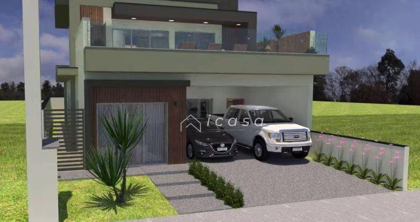 Sobrado com 3 dormitórios à venda, 187 m² por R$ 1.150.000,00 - Condominio Residencial Malibu - Caçapava/SP