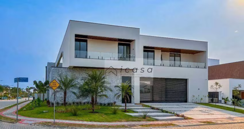 Sobrado com 6 dormitórios à venda, 800 m² por r$ 22.000.000,00 - condomínio chácara serimbura - são josé dos campos/sp