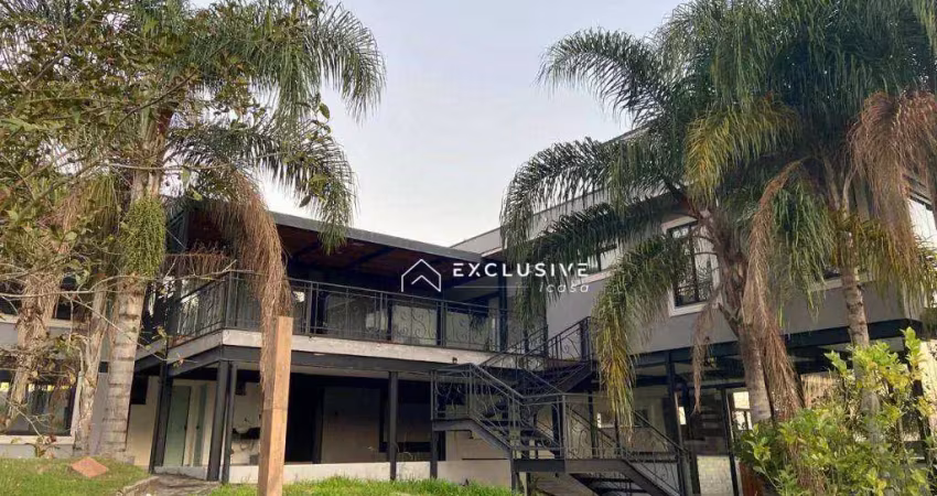 Sobrado com 4 dormitórios, 410 m² - venda por r$ 2.350.000,00 ou aluguel por r$ 7.592,00/mês - village da serra - tremembé/sp