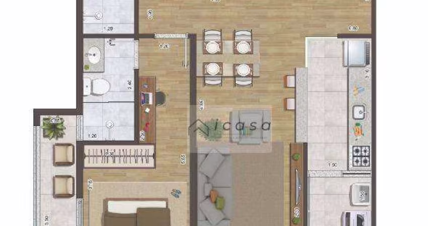 Apartamento com 2 dormitórios à venda, 77 m² por R$ 920.000,00 - Itaguá - Ubatuba/SP