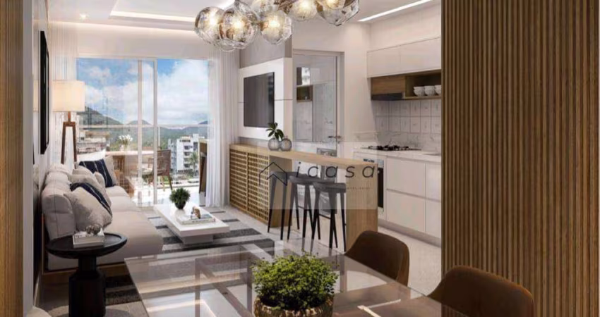 Apartamento com 3 dormitórios à venda, 85 m² por R$ 914.437,47 - Itaguá - Ubatuba/SP