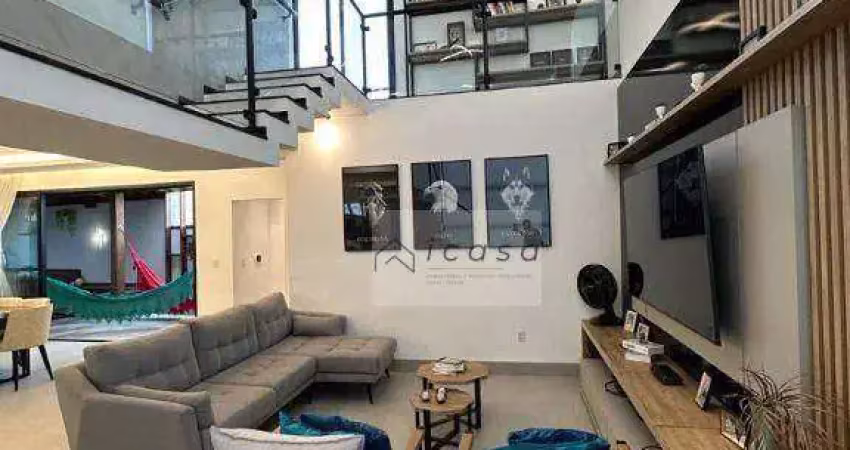 Sobrado com 3 dormitórios para alugar, 310 m² por R$ 13.065,00/mês - Residencial OuroVille - Taubaté/SP