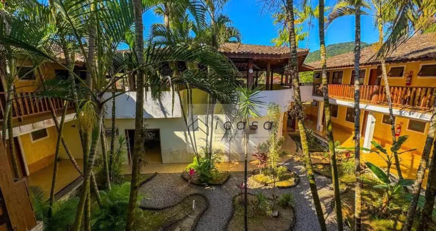 Hotel com 26 dormitórios à venda, 1900 m² por r$ 7.000.000,00 - lázaro (praia domingos dias) - ubatuba/sp