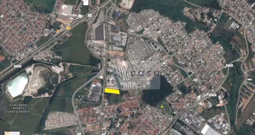 Área à venda, 13710 m² por r$ 24.500.000,00 - jardim califórnia - jacareí/sp