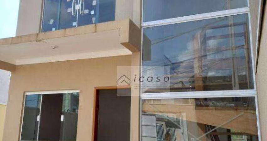 Sobrado com 3 dormitórios à venda, 70 m² por R$ 426.000,00 - Residencial Borda Do Campo - Caçapava/SP