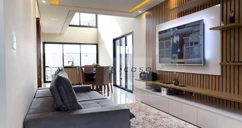 Sobrado com 3 dormitórios à venda, 230 m² por r$ 1.200.000,00 - condomínio reserva do vale - caçapava/sp