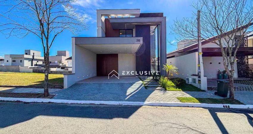 Sobrado com 4 dormitórios à venda, 243 m² por r$ 2.560.000,00 - condomínio floradas do paratey - são josé dos campos/sp