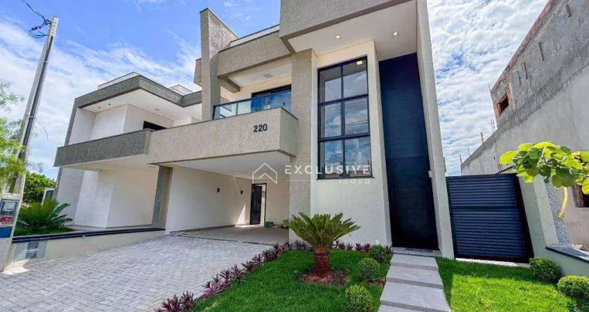 Casa com 3 dormitórios à venda, 189 m² por r$ 1.290.000,00 - condomínio reserva do vale - caçapava/sp