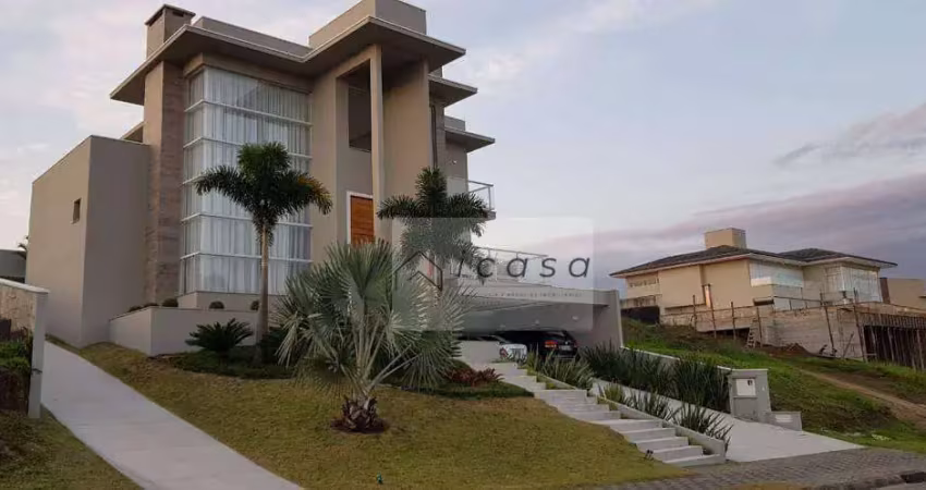 Sobrado com 4 dormitórios à venda, 350 m² por r$ 5.300.000,00 - condomínio reserva do paratehy - são josé dos campos/sp