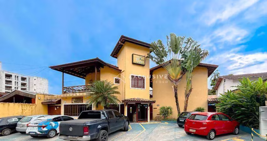 Pousada com 12 dormitórios à venda, 464 m² por r$ 3.000.000,00 - toninhas - ubatuba/sp
