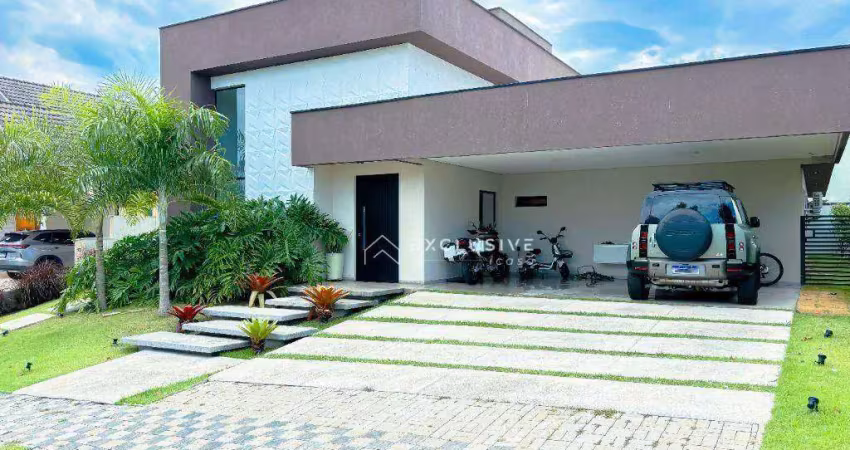 Casa com 4 dormitórios à venda, 322 m² por r$ 4.500.000,00 - condomínio reserva do paratehy - são josé dos campos/sp
