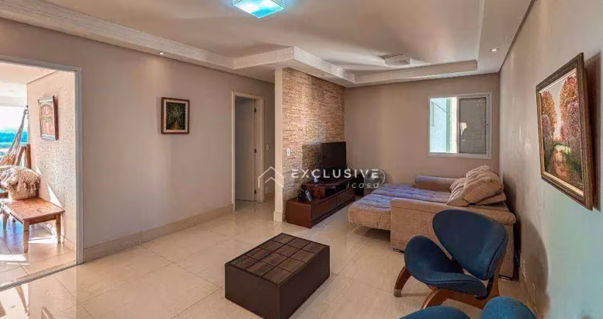 Apartamento com 3 dormitórios à venda, 125 m² por r$ 1.400.000,00 - jardim aquarius - são josé dos campos/sp