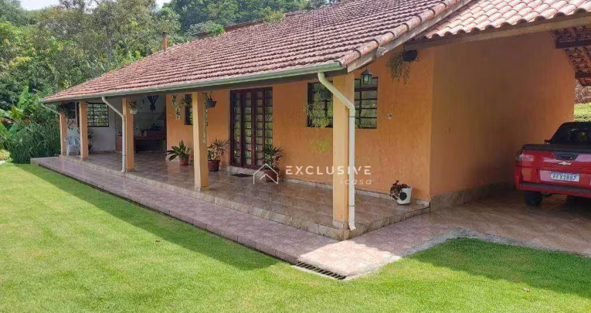 Chácara com 3 dormitórios à venda, 3500 m² por r$ 420.000,00 - vila são germano - paraibuna/sp