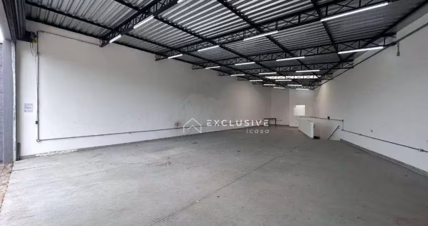 Galpão para alugar, 195 m² por r$ 4.000,00/mês - parque residencial santo andré - caçapava/sp