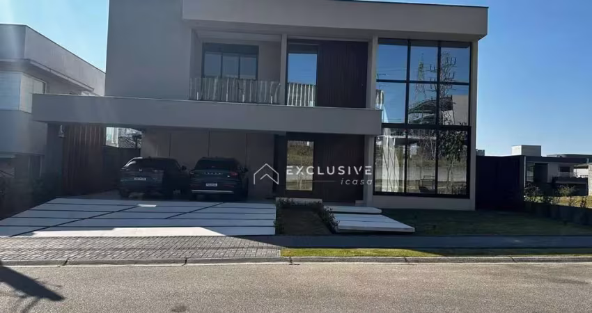 Sobrado com 4 dormitórios à venda, 345 m² por r$ 4.470.000,00 - condomínio loteamento reserva da barra - são josé dos campos/sp