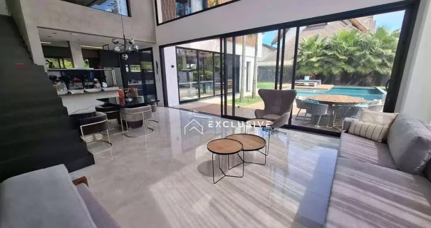 Sobrado com 4 dormitórios à venda, 400 m² por r$ 5.350.000,00 - jardim aquarius - são josé dos campos/sp