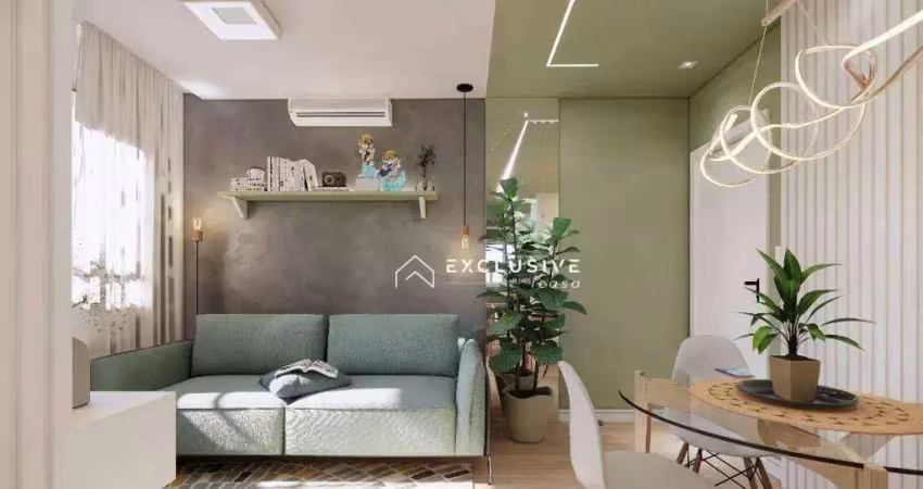 Apartamento com 2 dormitórios à venda, 51 m² por r$ 320.000,00 - jardim das gaivotas - caraguatatuba/sp