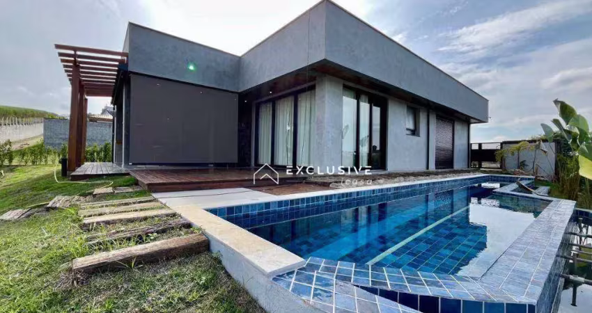 Casa com 2 dormitórios à venda, 200 m² por r$ 2.720.000,00 - condomínio residencial ecopark bourbon - caçapava/sp