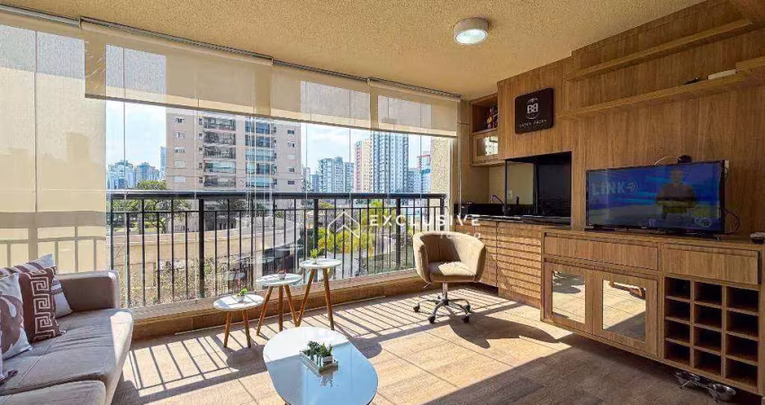 Apartamento com 3 dormitórios à venda, 116 m² por r$ 1.480.000,00 - jardim aquarius - são josé dos campos/sp