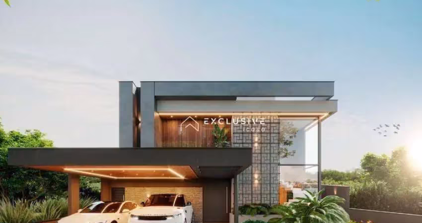 Sobrado com 3 dormitórios à venda, 293 m² por r$ 2.075.000,00 - condomínio reserva aruanã - são josé dos campos/sp