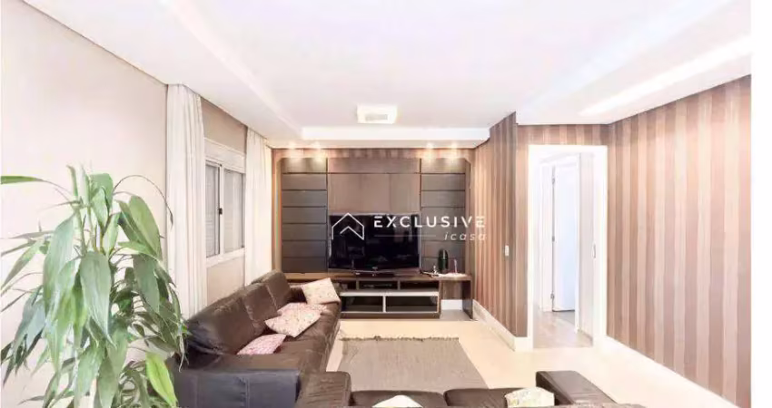 Apartamento com 3 dormitórios à venda, 182 m² por r$ 2.107.000,00 - vila ema - são josé dos campos/sp