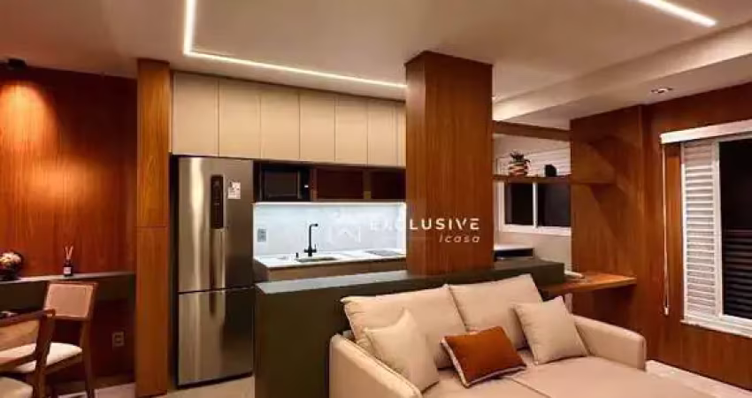 Apartamento com 1 dormitório à venda, 45 m² por r$ 750.000,00 - parque residencial aquarius - são josé dos campos/sp