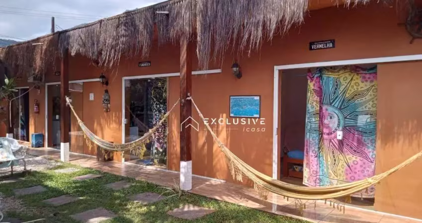 Pousada com 4 dormitórios, 300 m² - venda por r$ 960.000,00 ou aluguel por r$ 8.515,00/mês - taquaral - ubatuba/sp