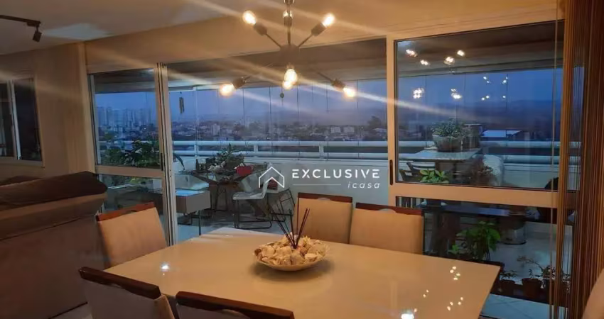 Apartamento com 3 dormitórios à venda, 156 m² por r$ 1.790.000,00 - jardim aquarius - são josé dos campos/sp