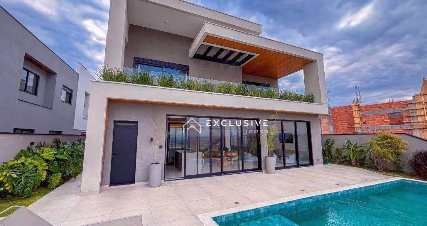 Sobrado com 5 dormitórios à venda, 408 m² por r$ 4.800.000,00 - alphaville - são josé dos campos/sp