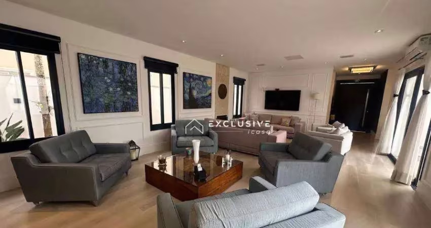 Sobrado com 4 dormitórios à venda, 330 m² por r$ 3.990.000,00 - condomínio residencial jaguary - são josé dos campos/sp
