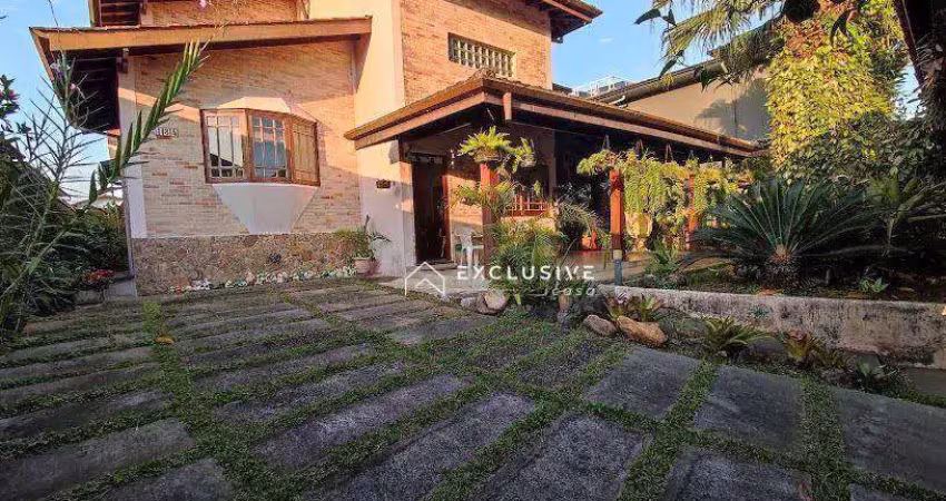 Casa com 4 dormitórios à venda, 213 m² por r$ 2.700.000,00 - praia grande - ubatuba/sp