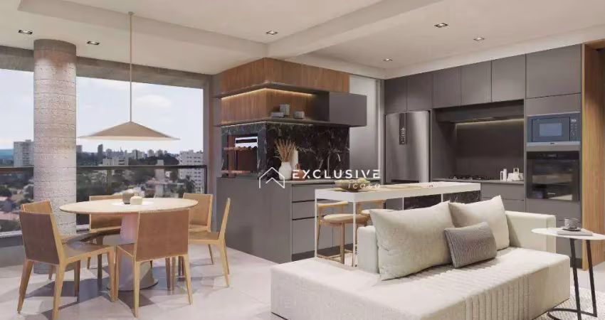 Apartamento com 2 dormitórios à venda, 73 m² por r$ 840.000,00 - vila ema - são josé dos campos/sp