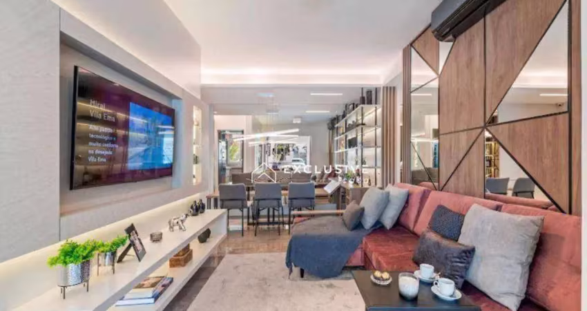 Apartamento com 2 dormitórios à venda, 85 m² por r$ 1.015.000,00 - vila ema - são josé dos campos/sp