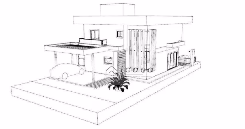 Sobrado com 3 dormitórios à venda, 230 m² por r$ 850.000,00 - condomínio residencial mantiqueira - são josé dos campos/sp